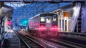 Anime, Train, Artist, Artwork, Digital Art, 4K wallpaper