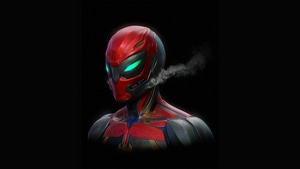 Spiderman, Superheroes, Artstation, Dark, Black, 4K wallpaper