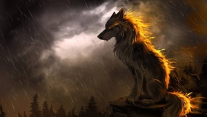 Wolf, Animals, Artist, Artwork, Digital Art, Deviantart, 4K wallpaper