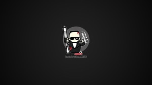 Terminator, Minimalism, Minimalist, Artist, Artwork, Digital Art, Dark, Black, 4K wallpaper