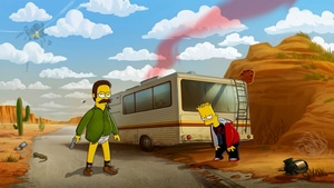 The Simpsons, Cartoons, Animated Tv Series, Heisenberg, Breaking Bad, 4K wallpaper
