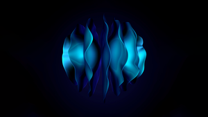 Blue abstract, Huawei Mate X3, Stock, Dark background, Dark aesthetic, 4K wallpaper