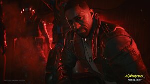 Cyberpunk 2077: Phantom Liberty, Idris Elba as Solomon Reed, 2023 Games, Red, Dark red, 4K wallpaper