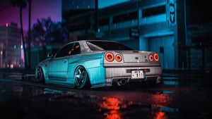 Nissan Skyline, Need For Speed, Games, Artstation, 4K wallpaper