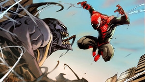 Spiderman, Venom, Superheroes, 4K wallpaper