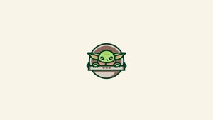 Baby Yoda, Minimalism, Minimalist, Tv Shows, 4K wallpaper