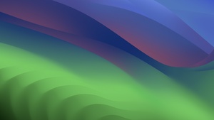 macOS Sonoma, MacBook Air 2023, Stock, Dark theme, 4K wallpaper