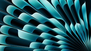 macOS Sonoma, MacBook Air 2023, Abstract background, Blue abstract, Stock, Abstract lines, 4K wallpaper