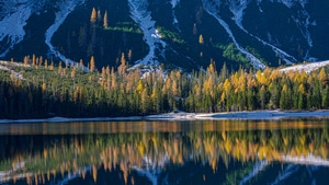 Mountains, Lake, Nature, 4K wallpaper