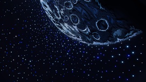 Rolls-Royce, Planet, Stars, Dark blue, 4K wallpaper