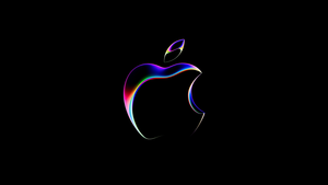 WWDC 2023, Apple logo, Black background, 4K wallpaper