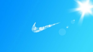 Nike, Logo, Clouds, 4K wallpaper
