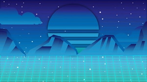 Retrowave, Artist, Artwork, Digital Art, Artstation, 4K wallpaper