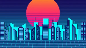 Retrowave, Artist, Artwork, Digital Art, Artstation, 4K wallpaper