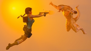 Lara Croft, Tomb Raider, Games, Deviantart, 4K wallpaper
