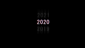 Happy New Year 2020, Celebrations, Dark, Black, Minimalism, Minimalist, 4K wallpaper