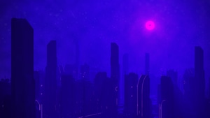 Neon, Artist, Artwork, Digital Art, Skyscraper, 4K wallpaper