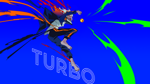Turbo Granny, Blue aesthetic, Dandadan, Ken Takakura, 4K wallpaper