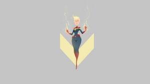 Captain Marvel, Superheroes, Artwork, Art, Artstation, 4K wallpaper
