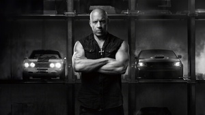 Vin Diesel as Dominic Toretto, Fast X, 2023 Movies, Monochrome, Black and White, 4K wallpaper