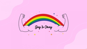 LGBTQ, Pink background, Rainbow, Pride, 4K wallpaper