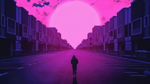 Artist, Artwork, Digital Art, Retrowave, 4K wallpaper