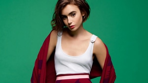 Lily Collins, Celebrities, Girls, Photoshoot, 4K wallpaper