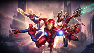 Marvel Super War, Games, Iron Man, Spiderman, Captain Marvel, Star Lord, Deadpool, 4K wallpaper