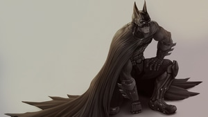 Batman, Superheroes, Portrait, Artwork, Arstation, 4K wallpaper