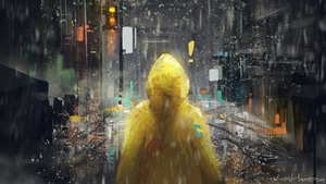 Rain, Artist, Artwork, Digital Art, Artstation, 4K wallpaper