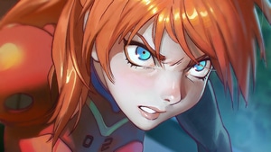 Asuka Langley Soryu, Neon Genesis Evangelion, Anime Girl, Anime, Artist, Artwork, Digital Art, 4K wallpaper