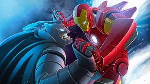 Batman, Iron Man, Superheroes, Artwork, Artstation, 4K wallpaper