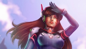 Dva Overwatch, Overwatch, Games, Artist, Artwork, Digital Art, Artstation, 4K wallpaper