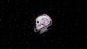 Skull, Stars, Artist, Artwork, Digital Art, 4K wallpaper
