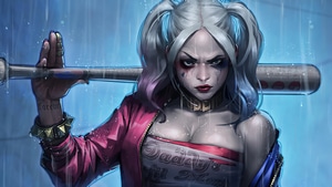 Harley Quinn, Superheroes, Supervillain, Artwork, Artstation, 4K wallpaper