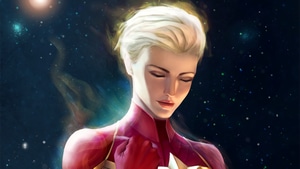 Captain Marvel, Superheroes, Artstation, Artist, Artwork, Digital Art, 4K wallpaper