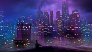 Anime Girl, Anime, Artist, Artwork, Digital Art, Cyberpunk, 4K wallpaper