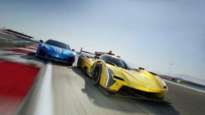 Forza Motorsport, Chevrolet Corvette E-Ray, Cadillac V-LMDh, 2023 Games, Racing game, 4K wallpaper