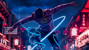 Skating, Manipulation, Photography, 4K wallpaper