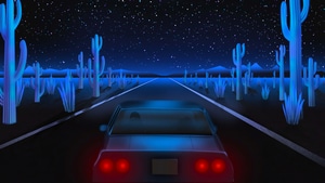Retrowave, Synthwave, Artist, Artwork, Digital Art, Behance, 4K wallpaper
