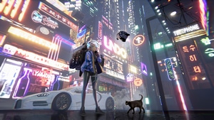 Anime Girl, Anime, Artist, Artwork, Digital Art, Artstation, 4K wallpaper