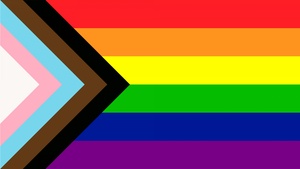 Pride flag, Minimalist, LGBTQ, Rainbow, 4K wallpaper