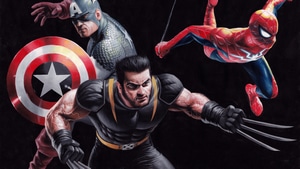 Wolverine, Superheroes, Artwork, Spiderman, 4K wallpaper
