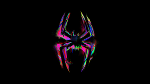 Spider-Man: Across the Spider-Verse, Cover Art, Black background, Spiderman, 4K wallpaper