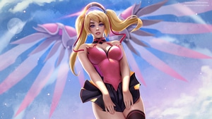 Mercy Overwatch, Overwatch, Games, Xbox Games, Ps Games, Pc Games, Pink, 4K wallpaper