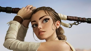Rey, Star Wars, Artist, Artwork, Digital Art, Artstation, 4K wallpaper
