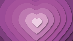 Love hearts, Heart Background, Purple background, Purple aesthetic, 4K wallpaper