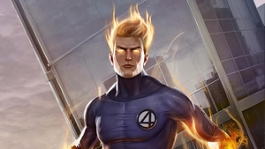 Human Torch, Marvel, Superheroes, Artstation, 4K wallpaper