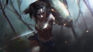 Wonder Woman, Superheroes, Artist, Artwork, 4K wallpaper