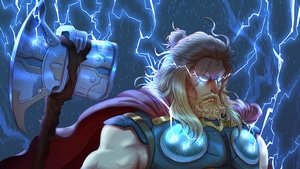 Thor, Superheroes, Artwork, Digital Art, Artstation, 4K wallpaper